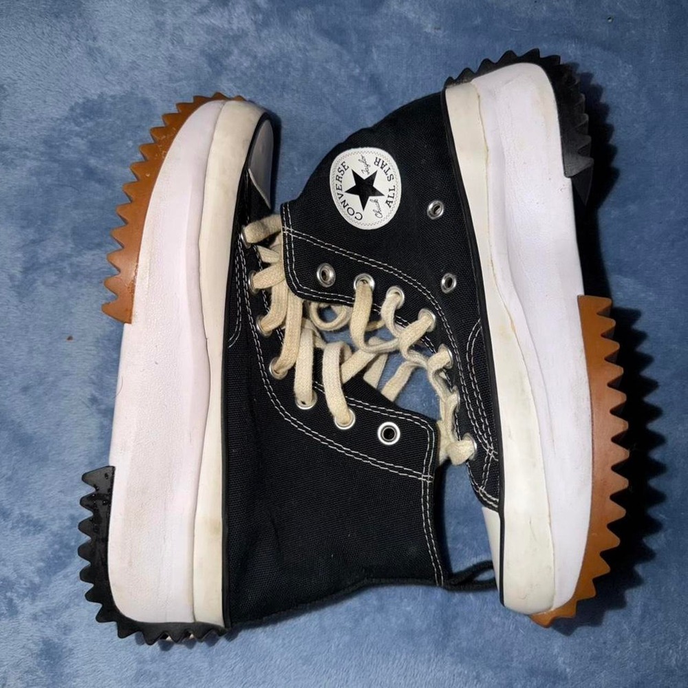 Converse black high top platform sneakers Size US 5.5